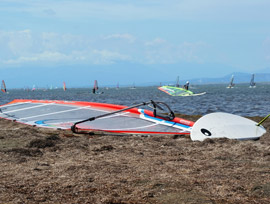 Camping Cap blanc - Spots Kitesurf planche à voile