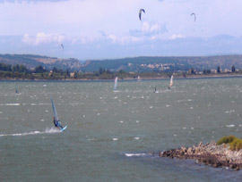 Camping Cap blanc - Spots Kitesurf planche à voile